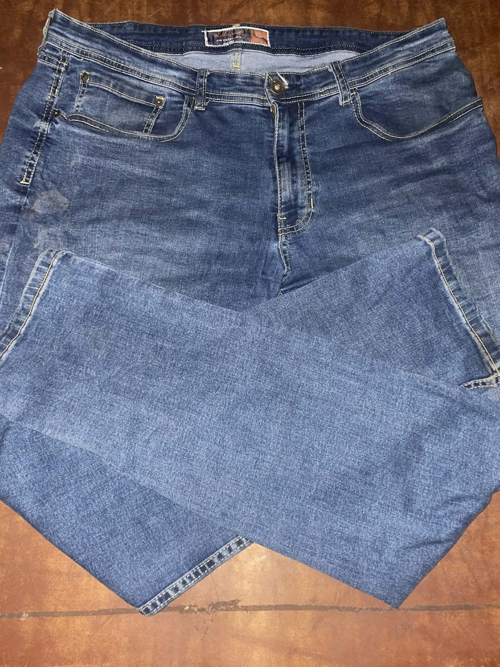Weatherproof Men's Dark Blue Relaxed Fit Jeans